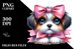 Proud Puppy Watercolor Clipart Product Image 2