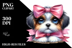 Proud Puppy Watercolor Clipart Product Image 3