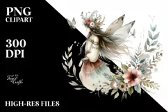 Whimsical Boho Fairy Design, Transparent PNG Product Image 3