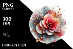 Glossy Begonia in Material, PNG Product Image 2