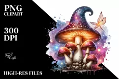 Detailed Glossy Mushroom, High-Res PNG Product Image 3