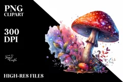 Detailed Glossy Mushroom, High-Res PNG Product Image 1