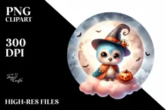 Cute Baby Peacock Halloween PNG Product Image 1