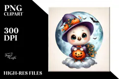 Cute Baby Peacock Halloween PNG Product Image 2