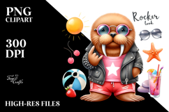 Cute Baby Walrus PNG Product Image 2