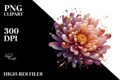 Glossy y Chrysanthemum, Transparent PNG Product Image 2