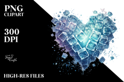 Ice Heart PNG Product Image 2