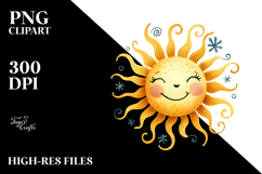 Whimsical Sun PNG Product Image 2