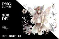 Whimsical Boho Fairy, Transparent PNG Product Image 2