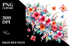 Vibrant Hawayan Flowers Artwork, Transparent PNG Product Image 1