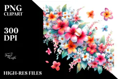 Vibrant Hawayan Flowers Artwork, Transparent PNG Product Image 2