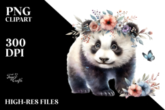 Cute Baby Panda PNG Product Image 2