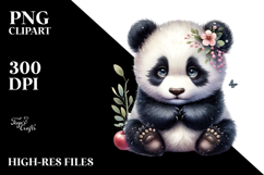 Cute Baby Panda PNG Product Image 2