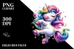 Vibrant Cute Unicorn PNG Product Image 2