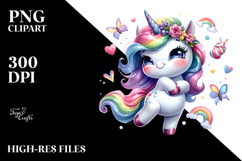 Cute Unicorn Dancing PNG Product Image 2