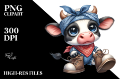 Cute Cow Clipart Product Image 2