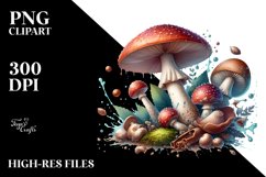 Detailed Glossy Mushroom Product Image 1