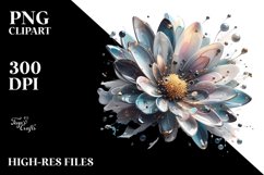 Abstract y Daisy Watercolor Splash Product Image 1