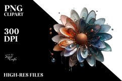 Abstract y Daisy Watercolor Splash Product Image 1