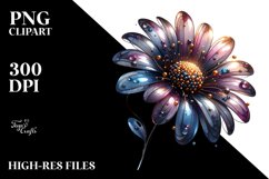 Abstract y Daisy Watercolor Splash Product Image 3