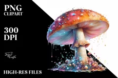 Detailed Mushroom, High-Res PNG Product Image 1