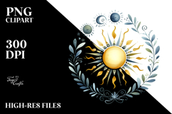 Simple Whimsical Sun PNG Product Image 2