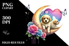 Pastel Watercolor Baby Puppy, Transparent PNG Product Image 2