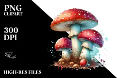 Detailed Mushroom, High-Res PNG Product Image 2