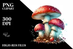 Detailed Mushroom, High-Res PNG Product Image 1