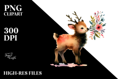 Vibrant Baby Elk | Sublimation Clipart Product Image 2