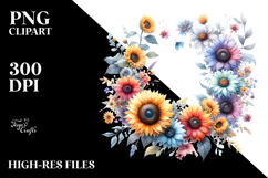 colorful,petals,glossy,black,roses Product Image 2