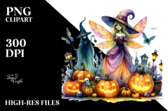 Koons Style Halloween Fairy Clipart Product Image 2