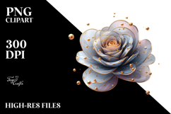 Rose Watercolor Splash PNG Product Image 2