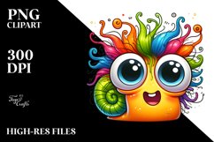 Colorful Cute Cartoon Baby Snail | Sublimation | Clipart Product Image 3
