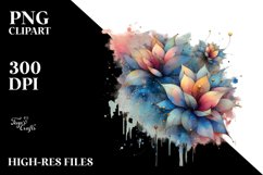 Stained Lobelia Clipart Product Image 3