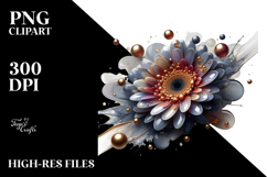 Glossy Gerbera, Watercolor PNG Product Image 2