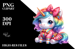 Cute Baby Unicorn PNG Product Image 2