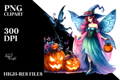 Koons Style Halloween Fairy Clipart Product Image 2