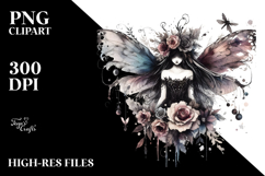 Washed Gothic Fairy PNG Product Image 2