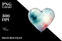 Washed Heart, Transparent PNG Product Image 2