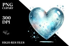 Washed Heart, Transparent PNG Product Image 2
