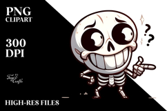 Silly Animal Skull with Sarcastic Eyes, Trending PNG Product Image 2