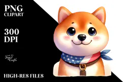 Cute Shiba Inu PNG Product Image 2