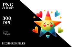 Simple Colorful Digital Painting of Star With Blood and Product Image 2