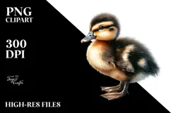 Cute Baby Duck PNG Product Image 2