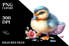 Cute Baby Duck PNG Product Image 2