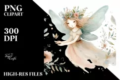 Whimsical Boho Fairy Design, Transparent PNG Product Image 1