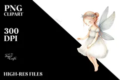 Whimsical Boho Fairy Artwork, Transparent PNG Product Image 2