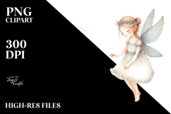 Whimsical Boho Fairy Artwork, Transparent PNG Product Image 2