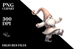 Vintage Dancing Gnome PNG Product Image 2